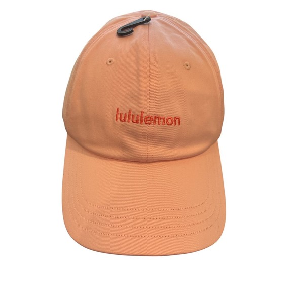 Lululemon Accessories - Lululemon Classic Ball Cap Wordmark S/M Mikeshake/sakura Pink
